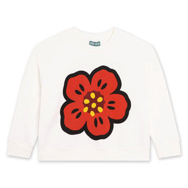Sudadera KENZO blanca para niñas